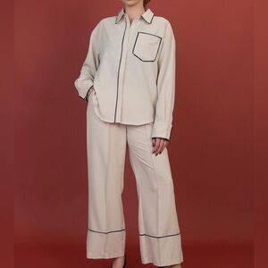 NWT Cream Women's Pants Set